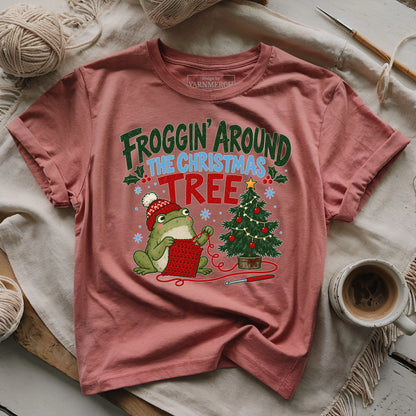 Froggin' Around The Christmas Tree T-shirt