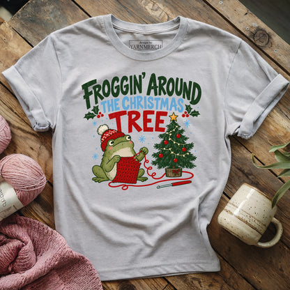 Froggin' Around The Christmas Tree T-shirt