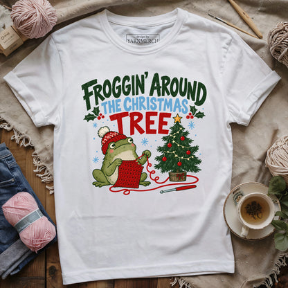 Froggin' Around The Christmas Tree T-shirt