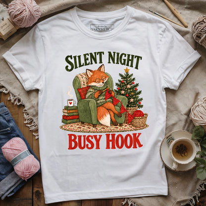 SILENT NIGHT. BUSY HOOK. T-shirt