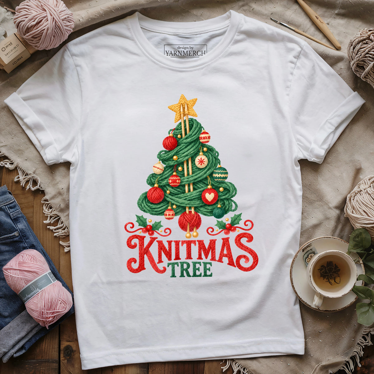 Knitmas Tree T-shirt