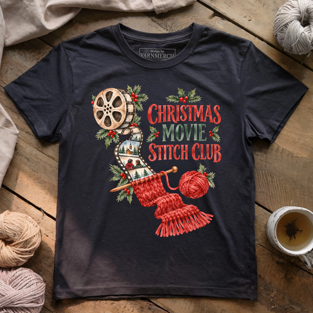 Christmas Movie Stitch Club T-shirt