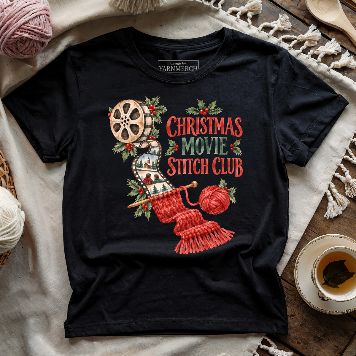 Christmas Movie Stitch Club T-shirt