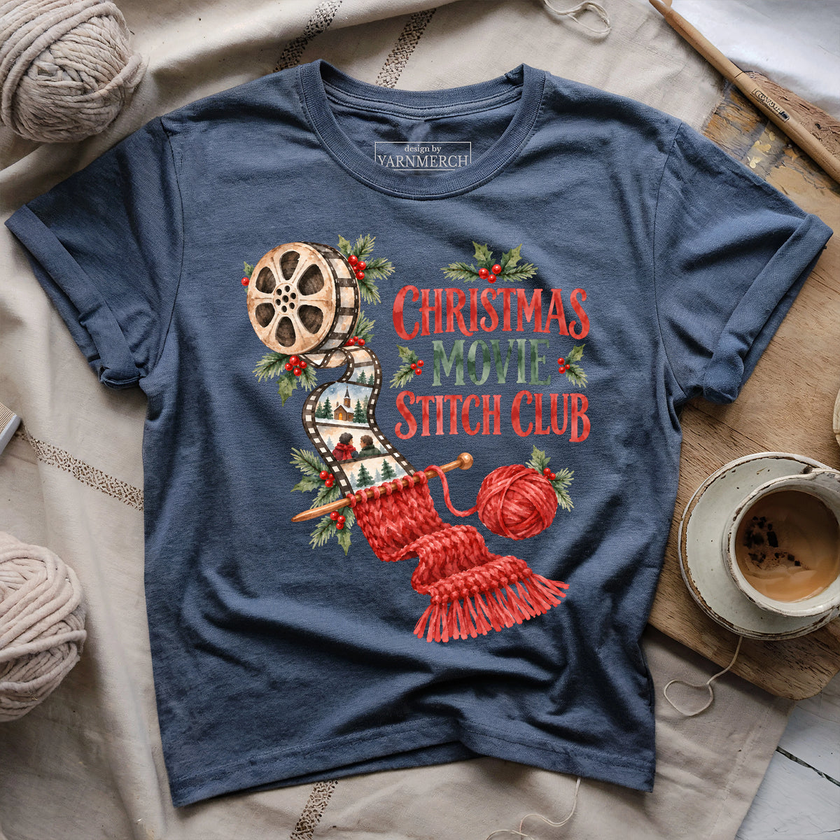 Christmas Movie Stitch Club T-shirt