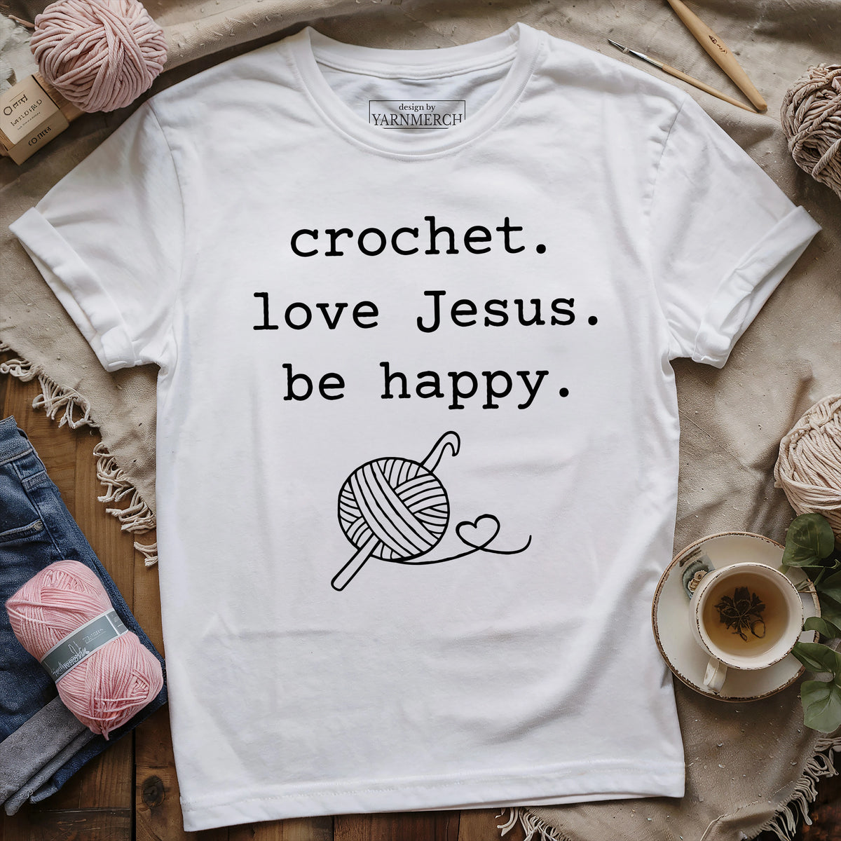 Crocheter’s Simple Joys T-shirt