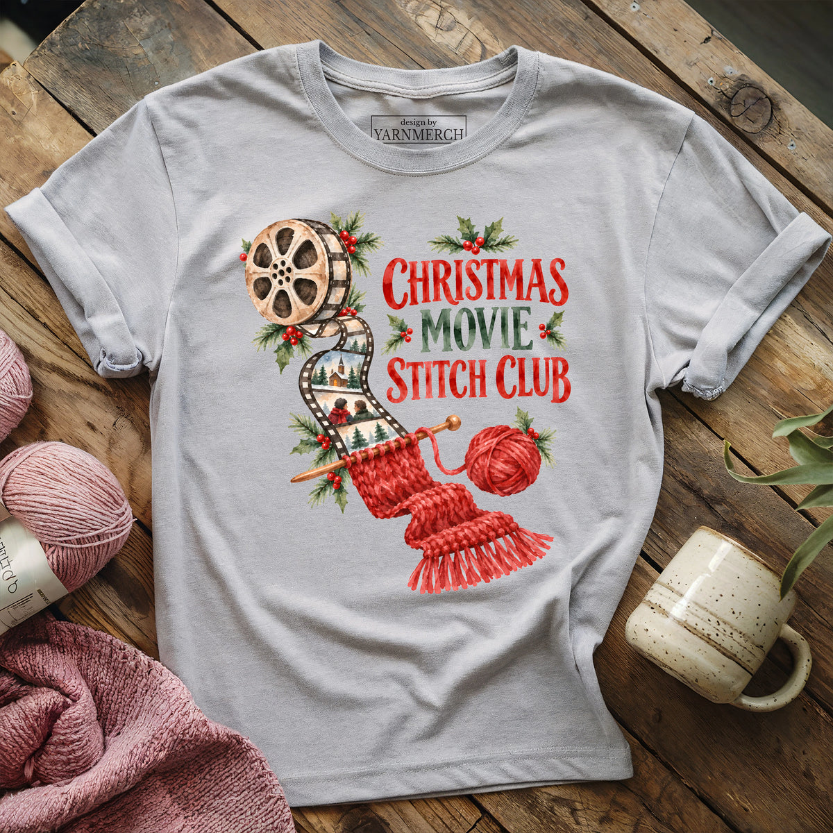 Christmas Movie Stitch Club T-shirt
