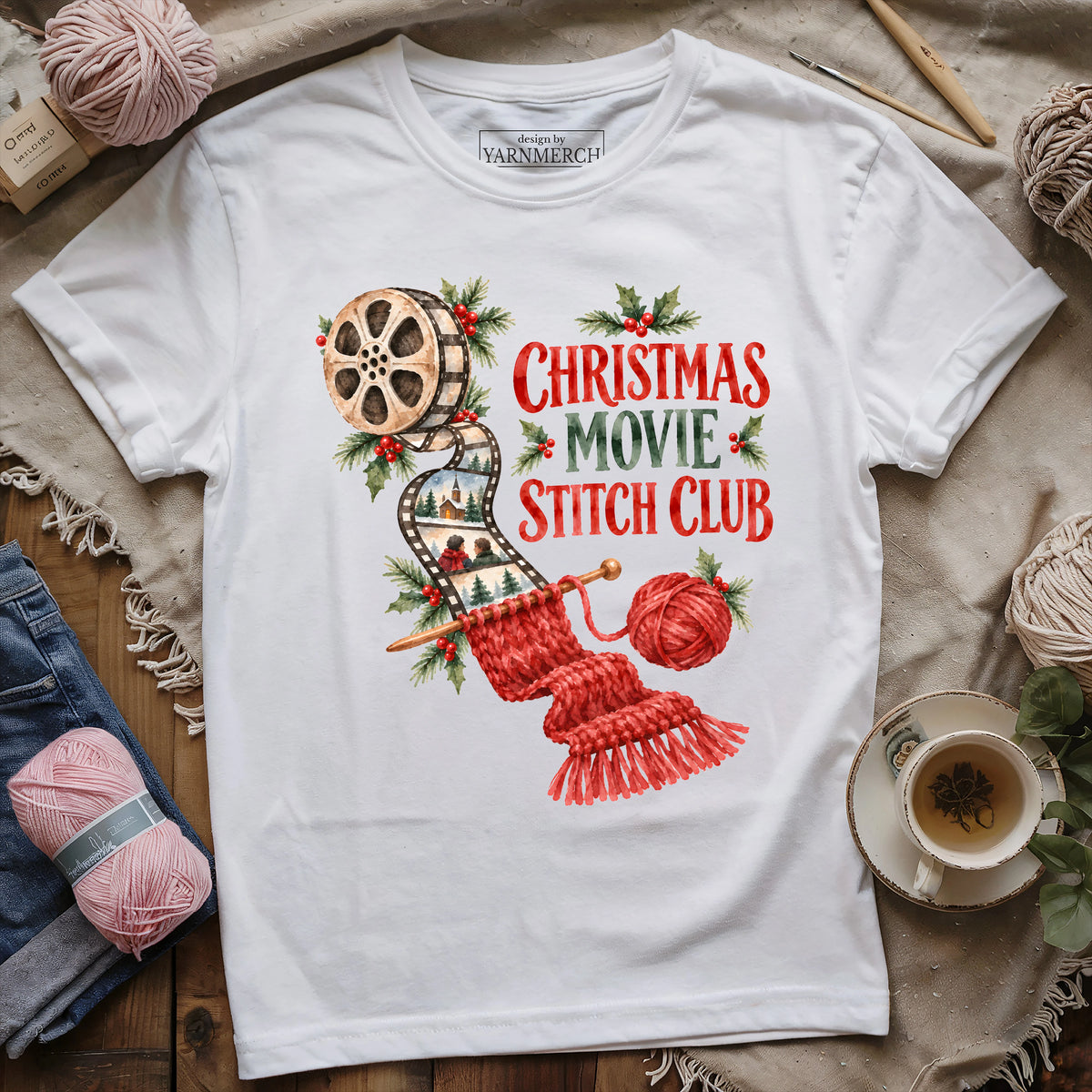 Christmas Movie Stitch Club T-shirt