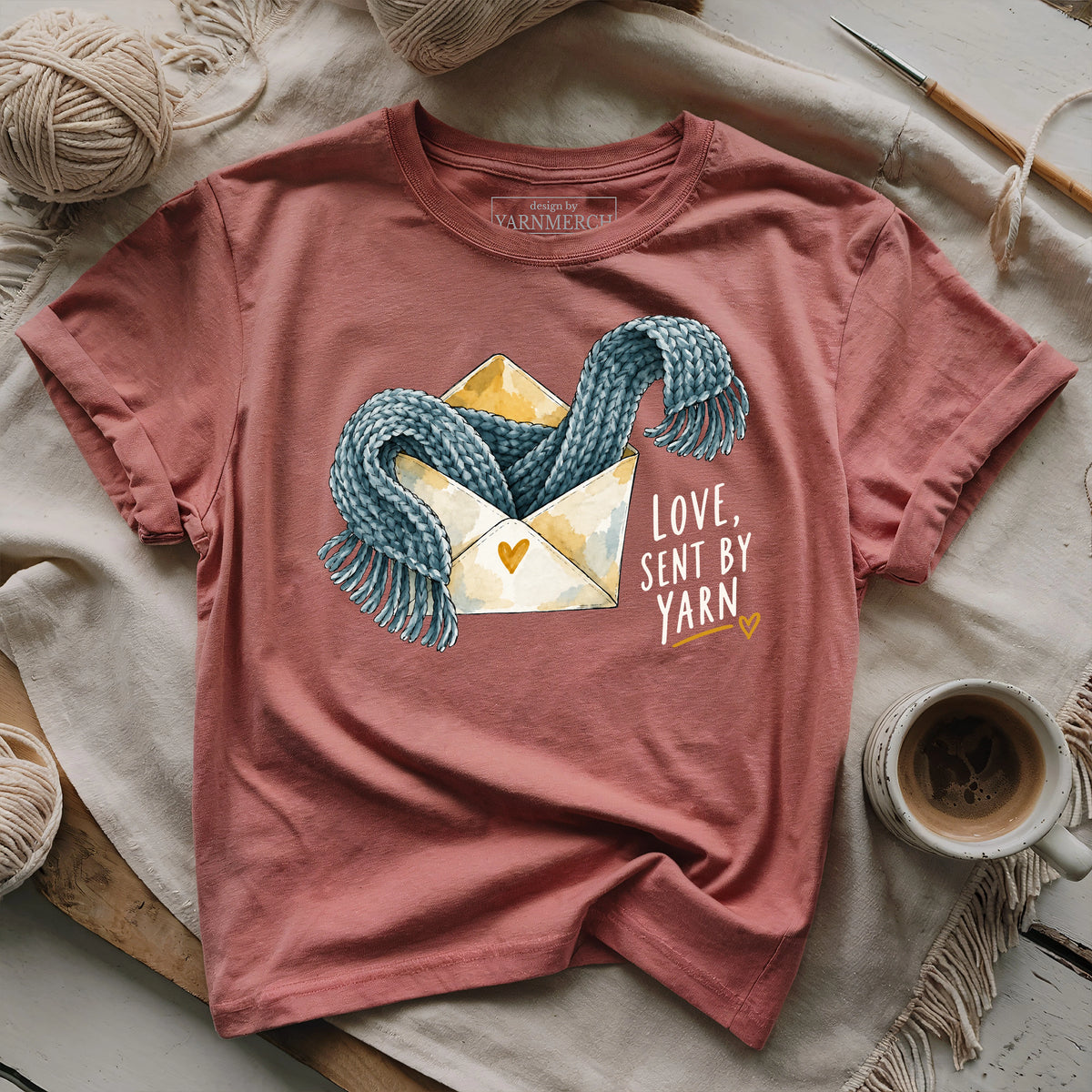 Love, Sent by Yarn T-shirt