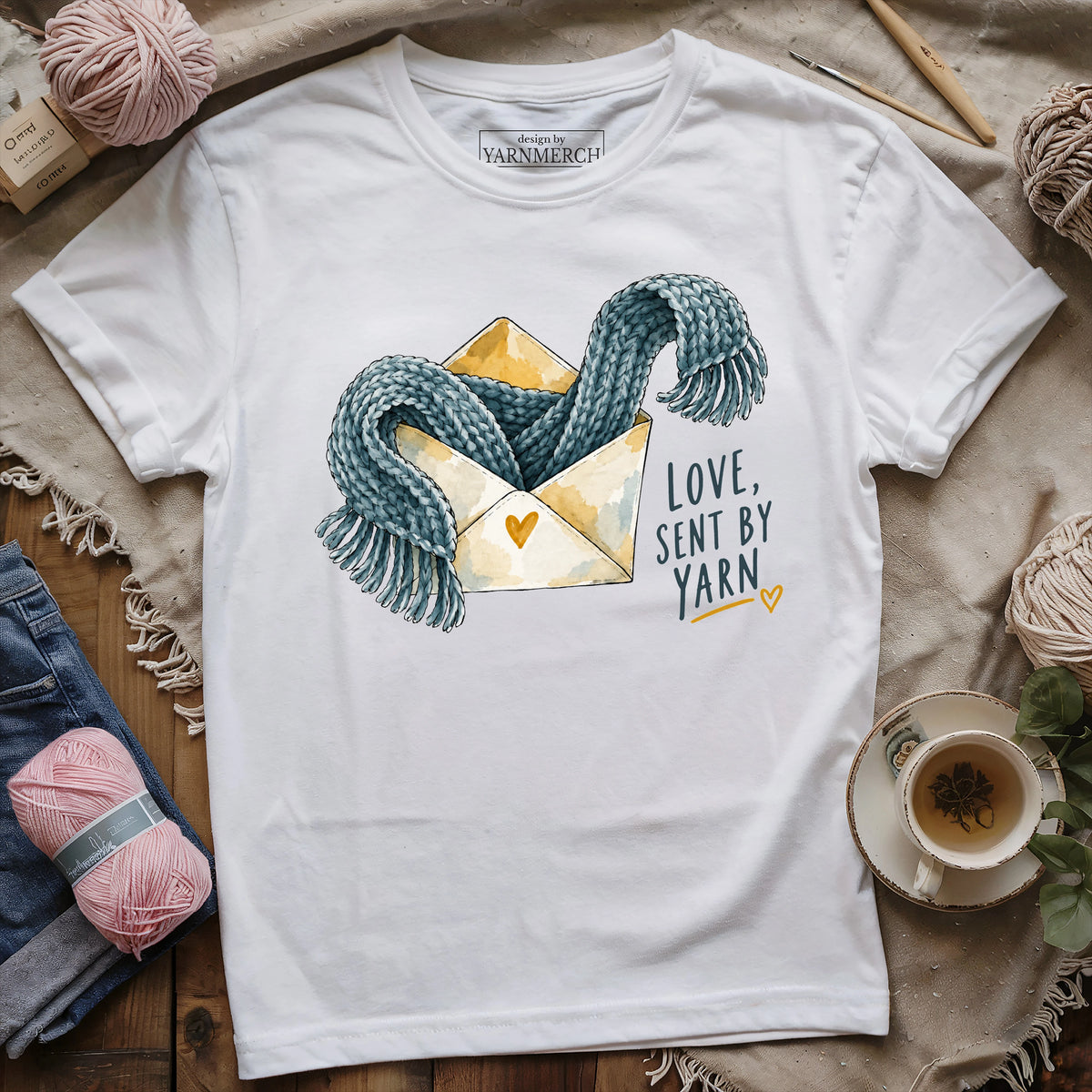 Love, Sent by Yarn T-shirt