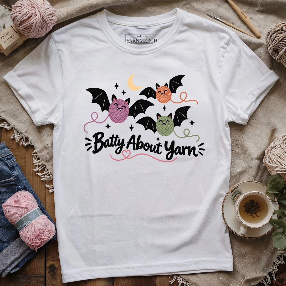 Batty About Yarn T-shirt
