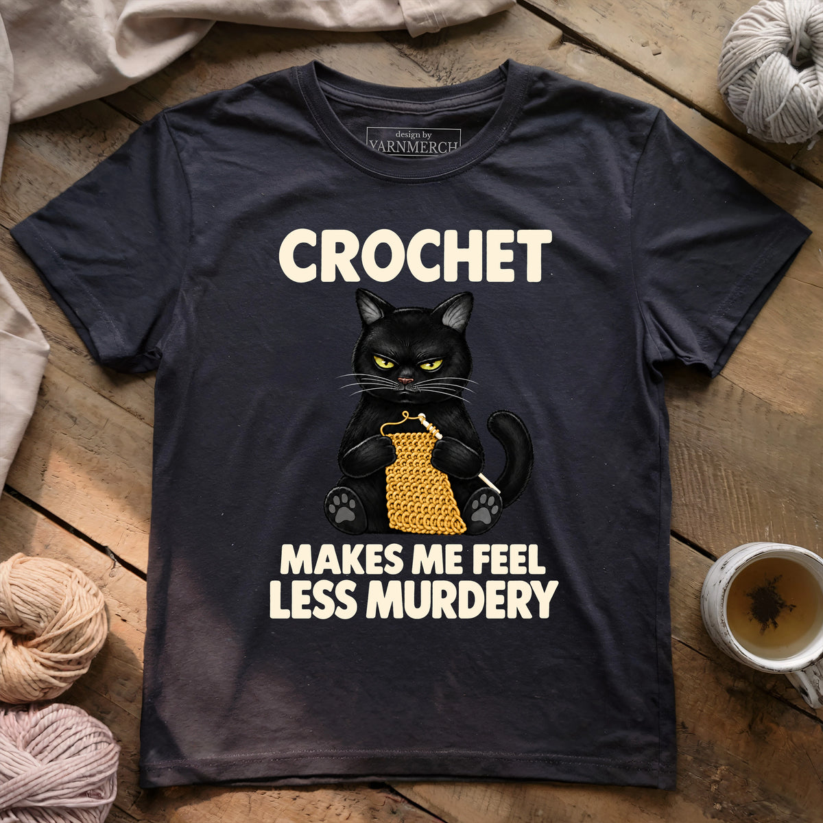 Crochet Makes Me Feel T-shirt