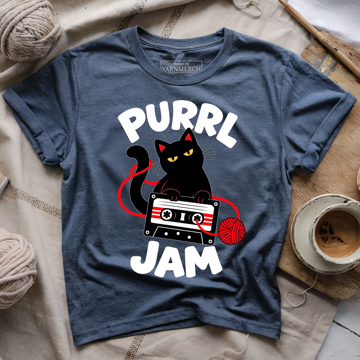 Purrl Jam Cat T-shirt