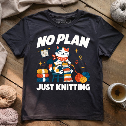 No Plan Just Knitting T-shirt