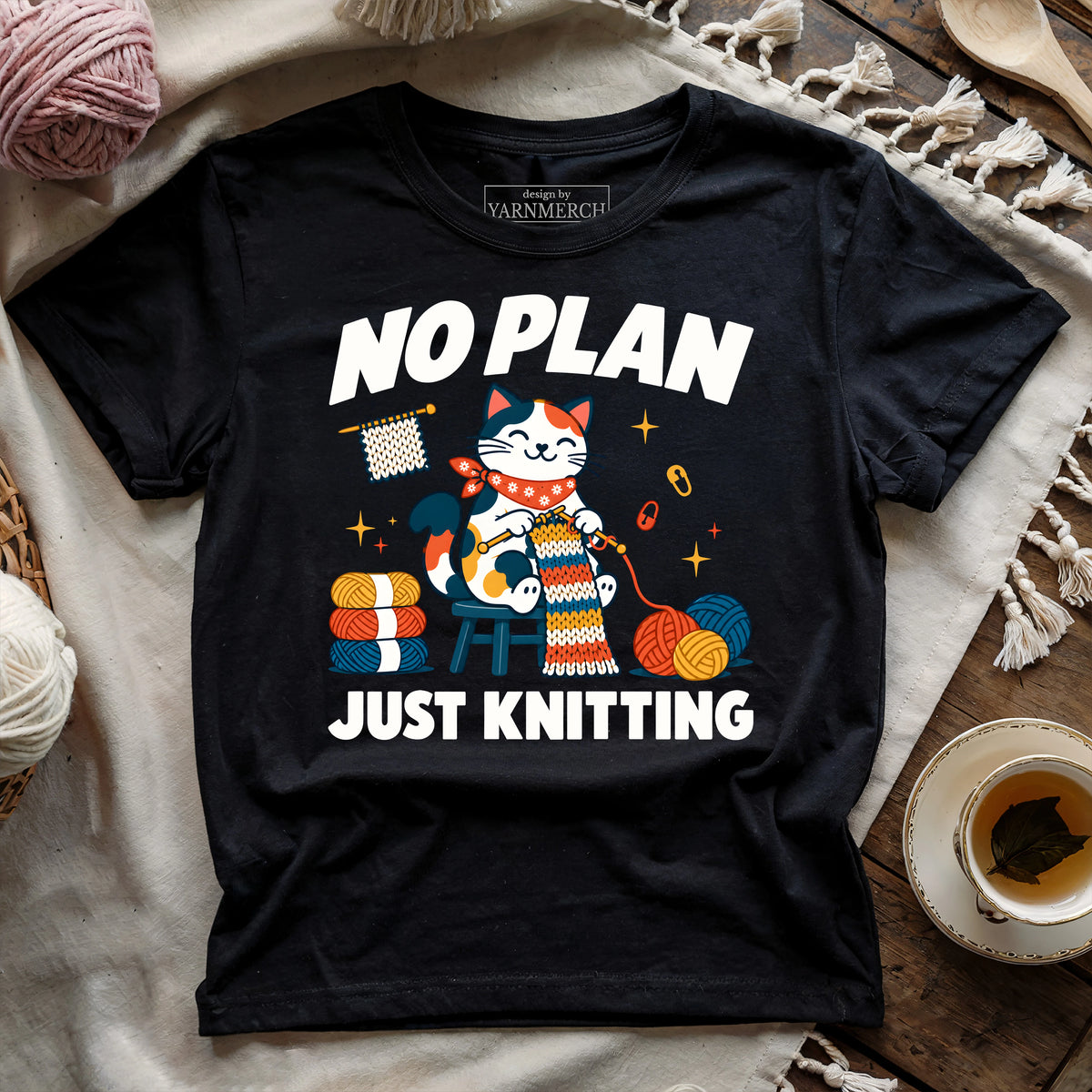 No Plan Just Knitting T-shirt