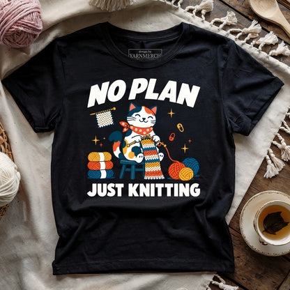 No Plan Just Knitting T-shirt