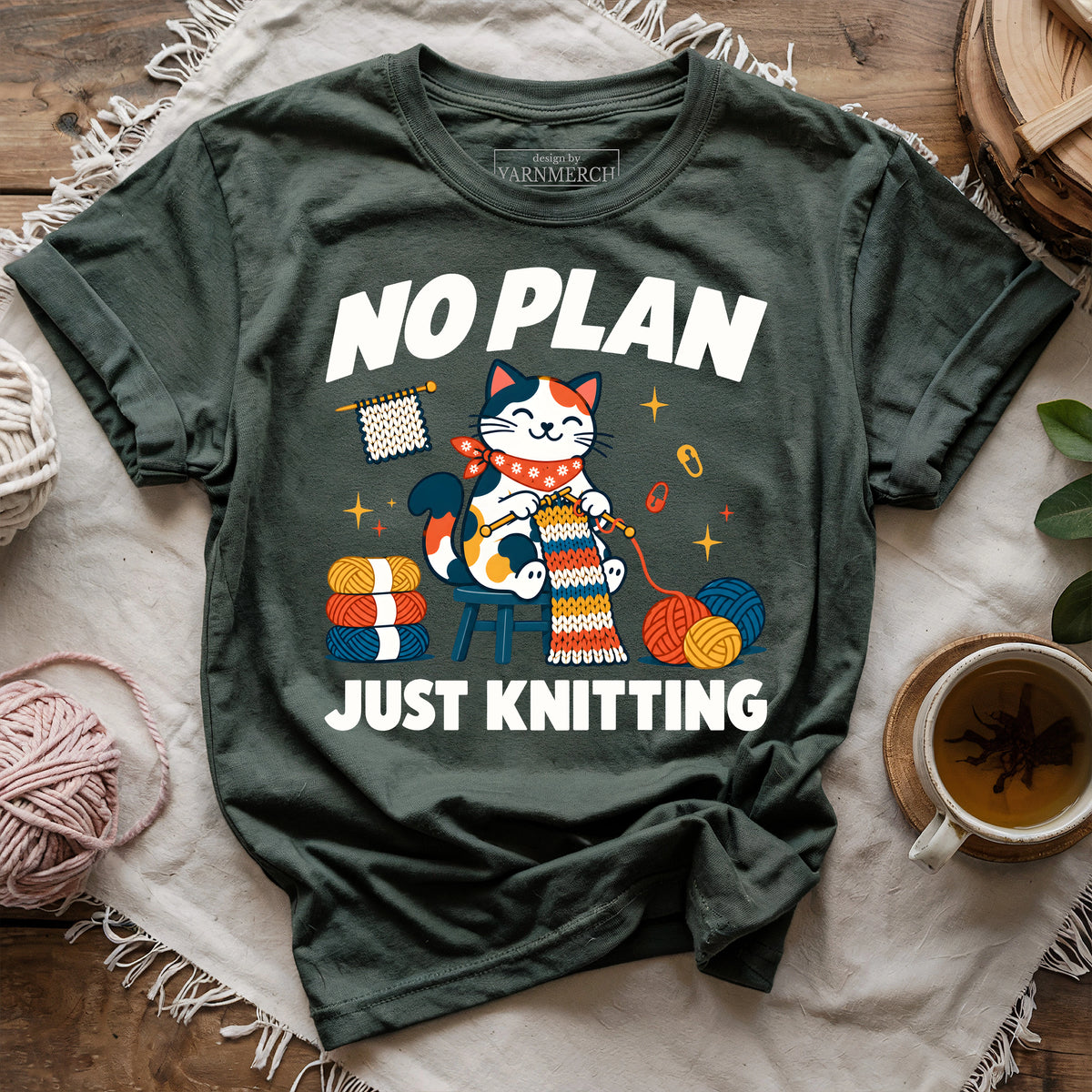 No Plan Just Knitting T-shirt