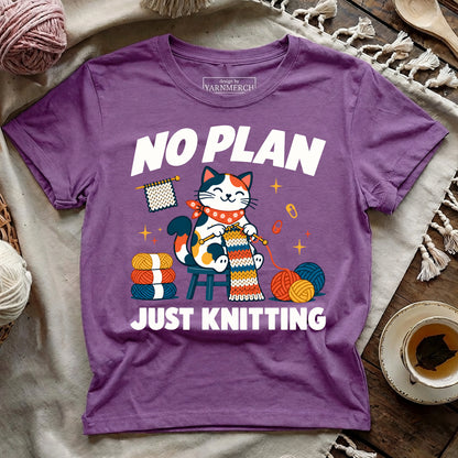 No Plan Just Knitting T-shirt