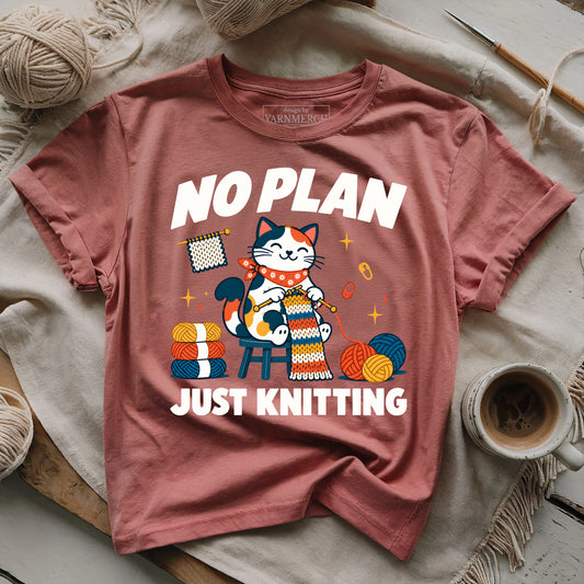 No Plan Just Knitting T-shirt