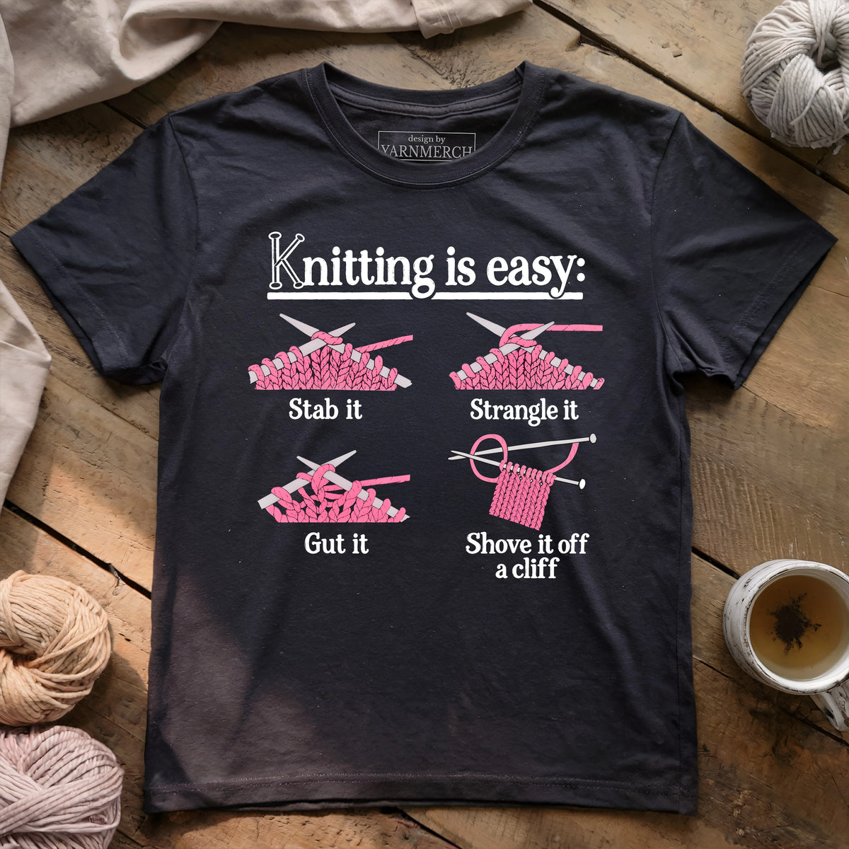 Knitting Is Easy T-shirt