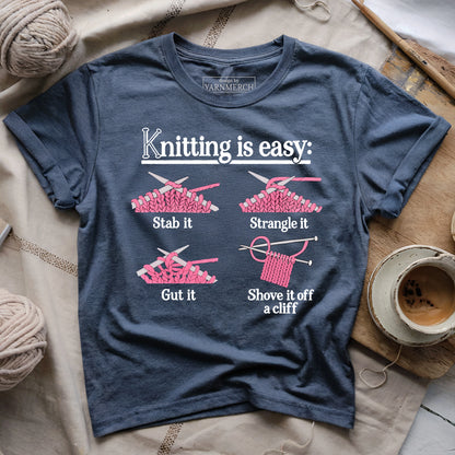Knitting Is Easy T-shirt