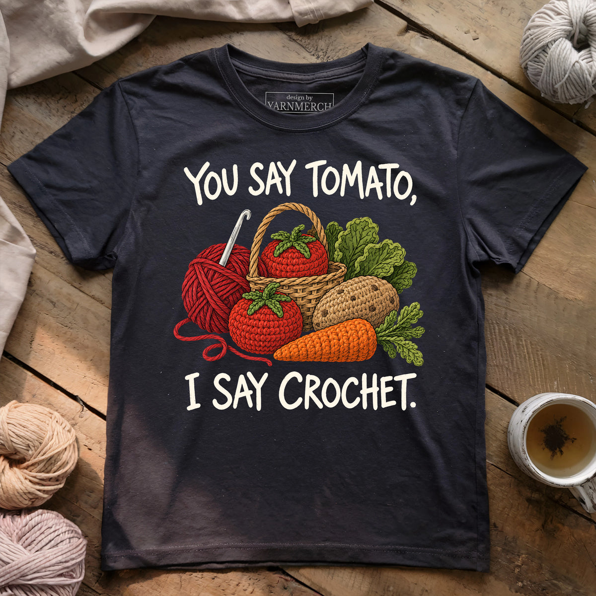 You Say Tomato, I Say Crochet T-shirt