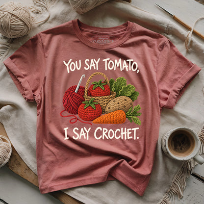 You Say Tomato, I Say Crochet T-shirt