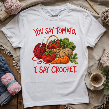You Say Tomato, I Say Crochet T-shirt