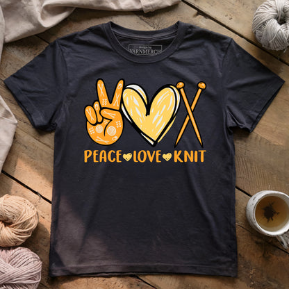 Peace, Love, Knit T-shirt