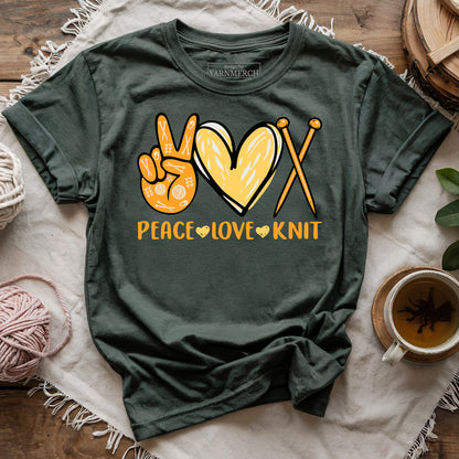 Peace, Love, Knit T-shirt