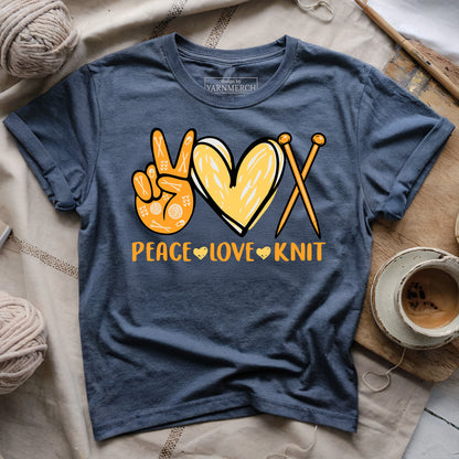 Peace, Love, Knit T-shirt