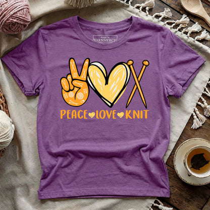Peace, Love, Knit T-shirt