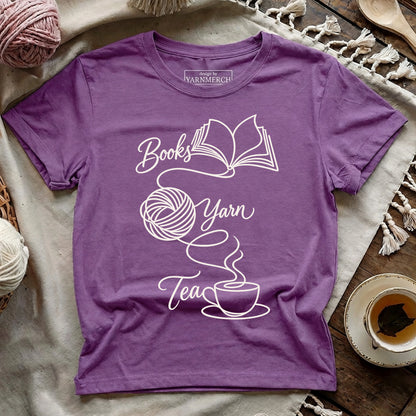 Books, Yarn & Tea T-shirt