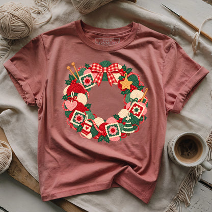 Yarn Wreath T-shirt