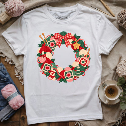 Yarn Wreath T-shirt