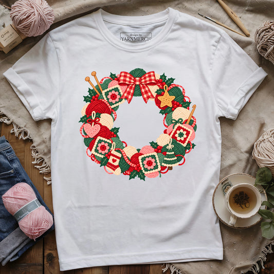 Yarn Wreath T-shirt
