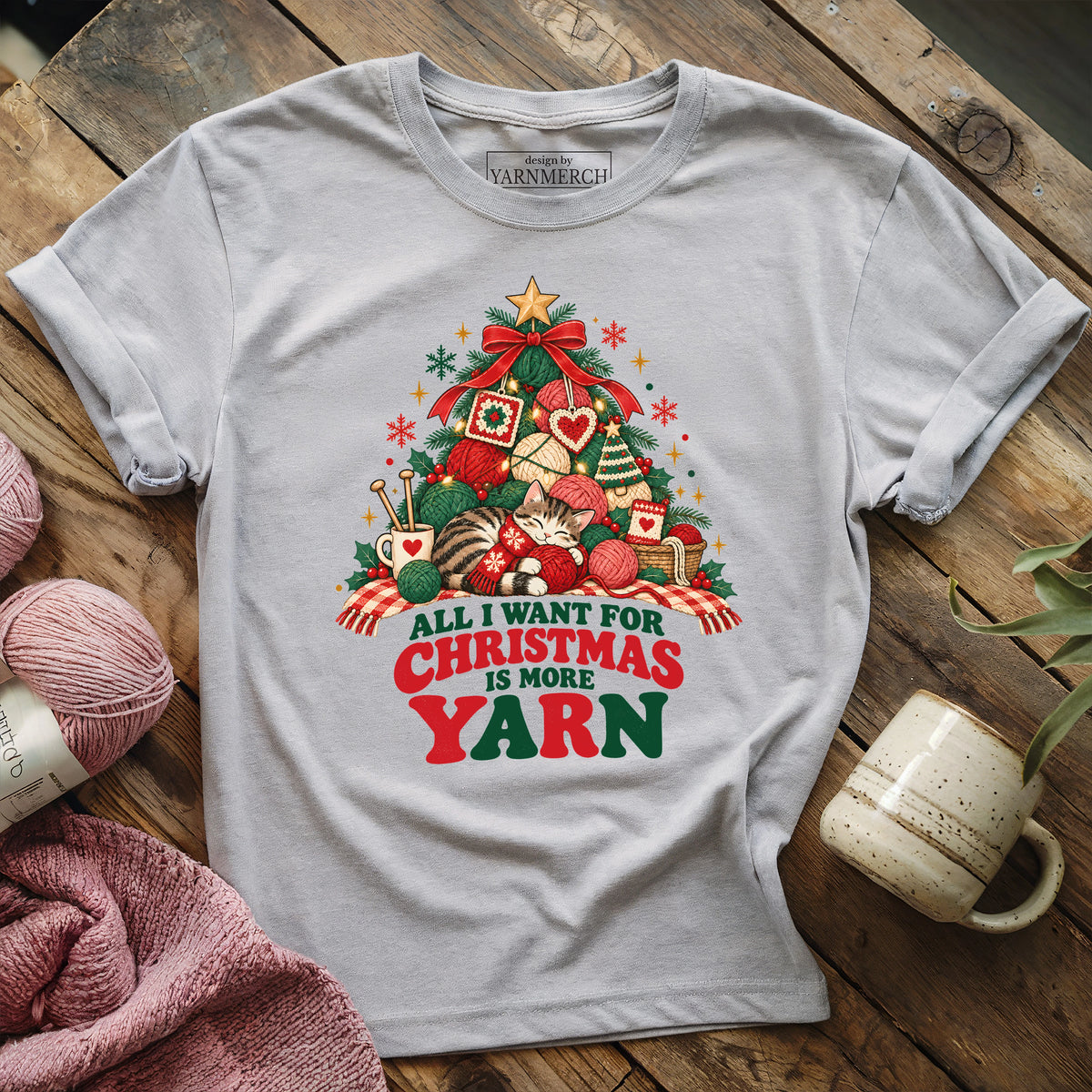 Yarn for Christmas T-shirt