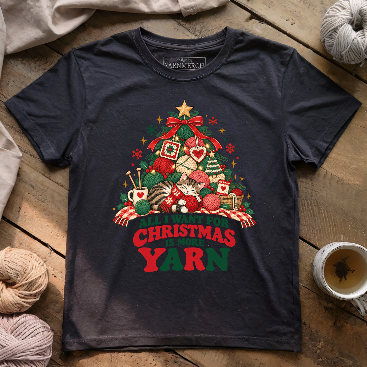 Yarn for Christmas T-shirt