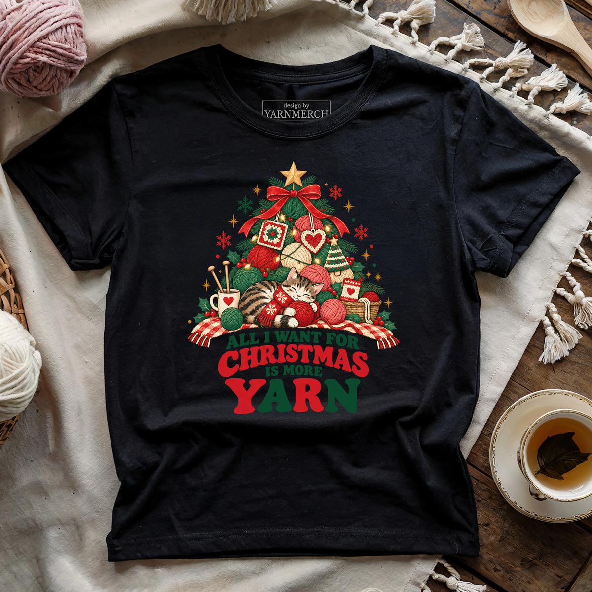 Yarn for Christmas T-shirt
