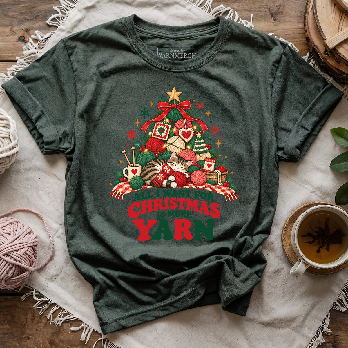 Yarn for Christmas T-shirt