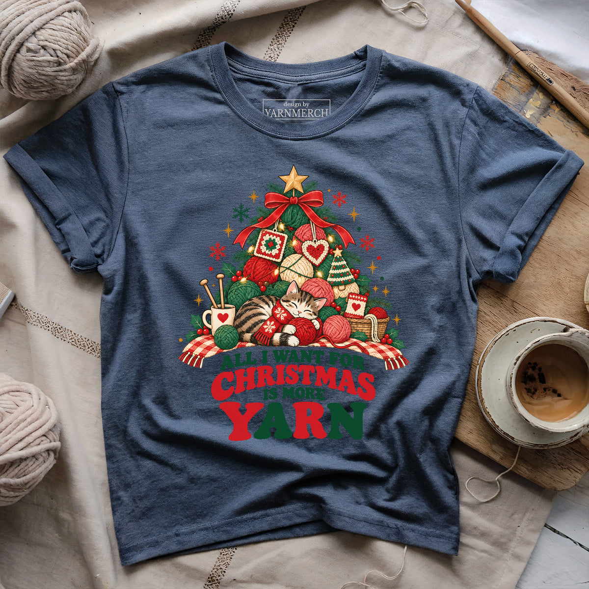 Yarn for Christmas T-shirt