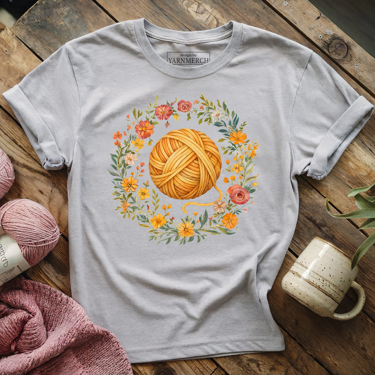 Yarn in Bloom T-shirt