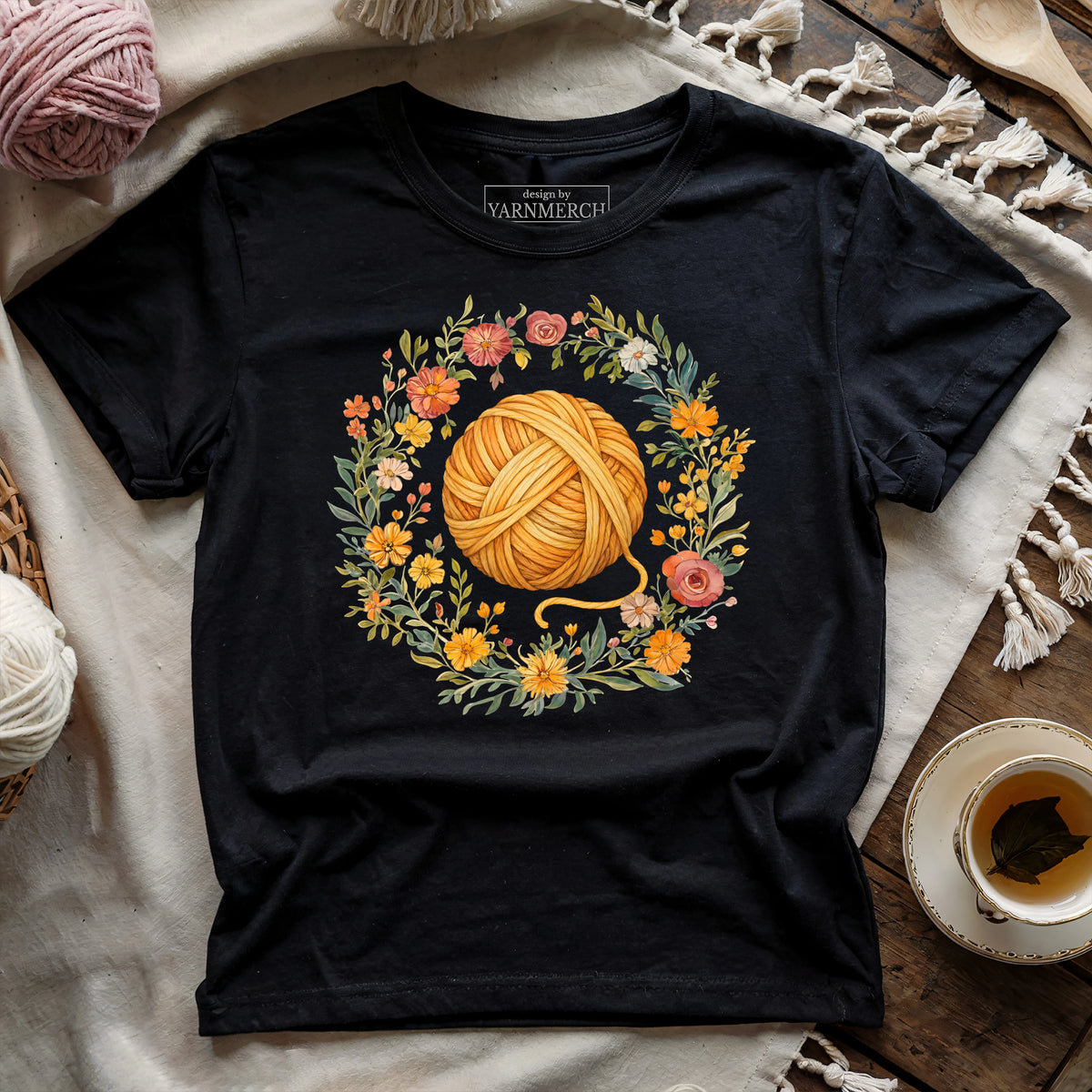 Yarn in Bloom T-shirt