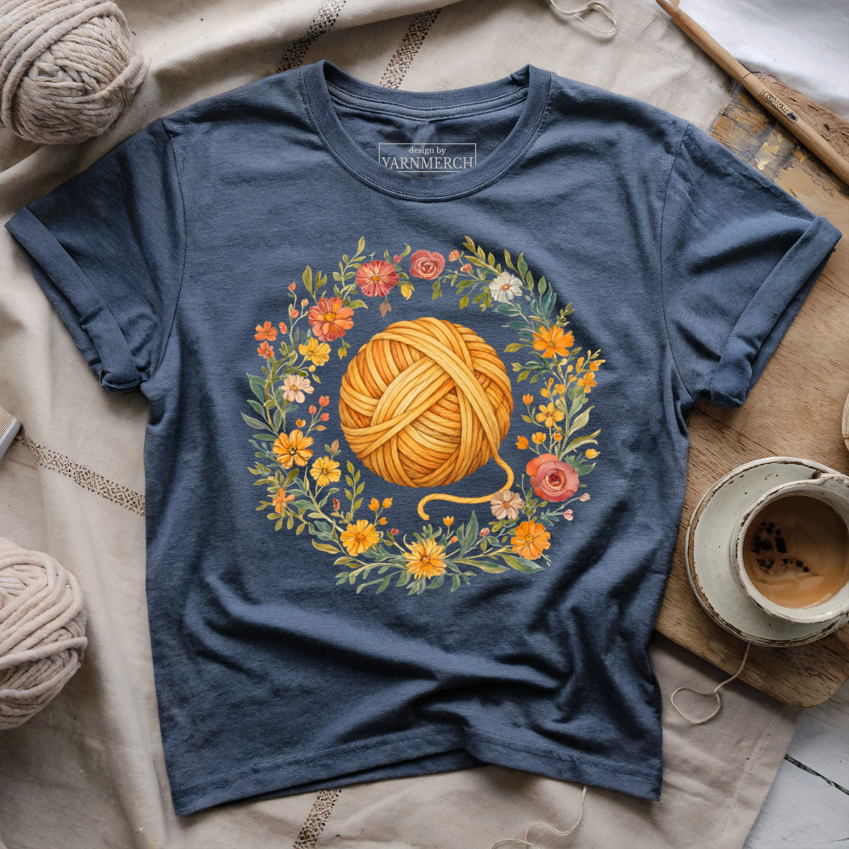 Yarn in Bloom T-shirt