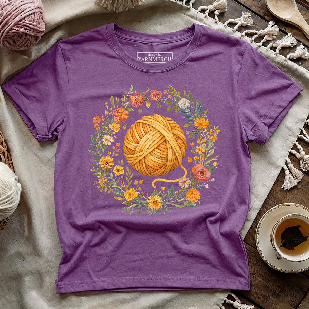 Yarn in Bloom T-shirt