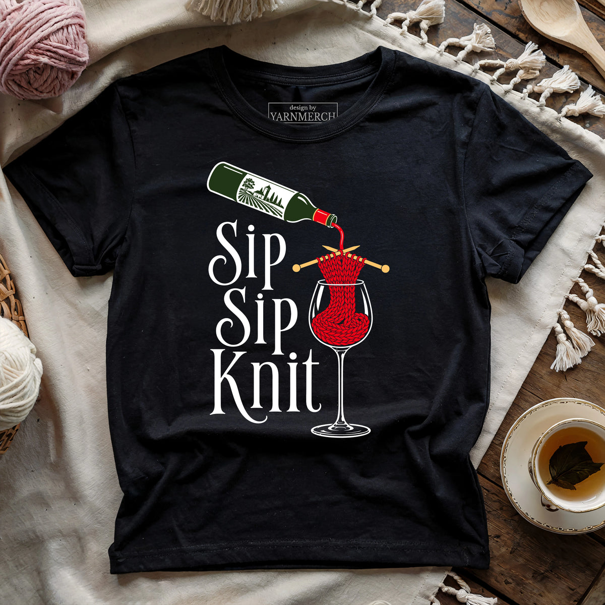 Sip Sip Knit T-shirt