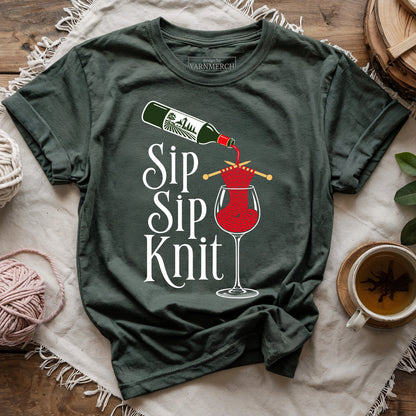 Sip Sip Knit T-shirt