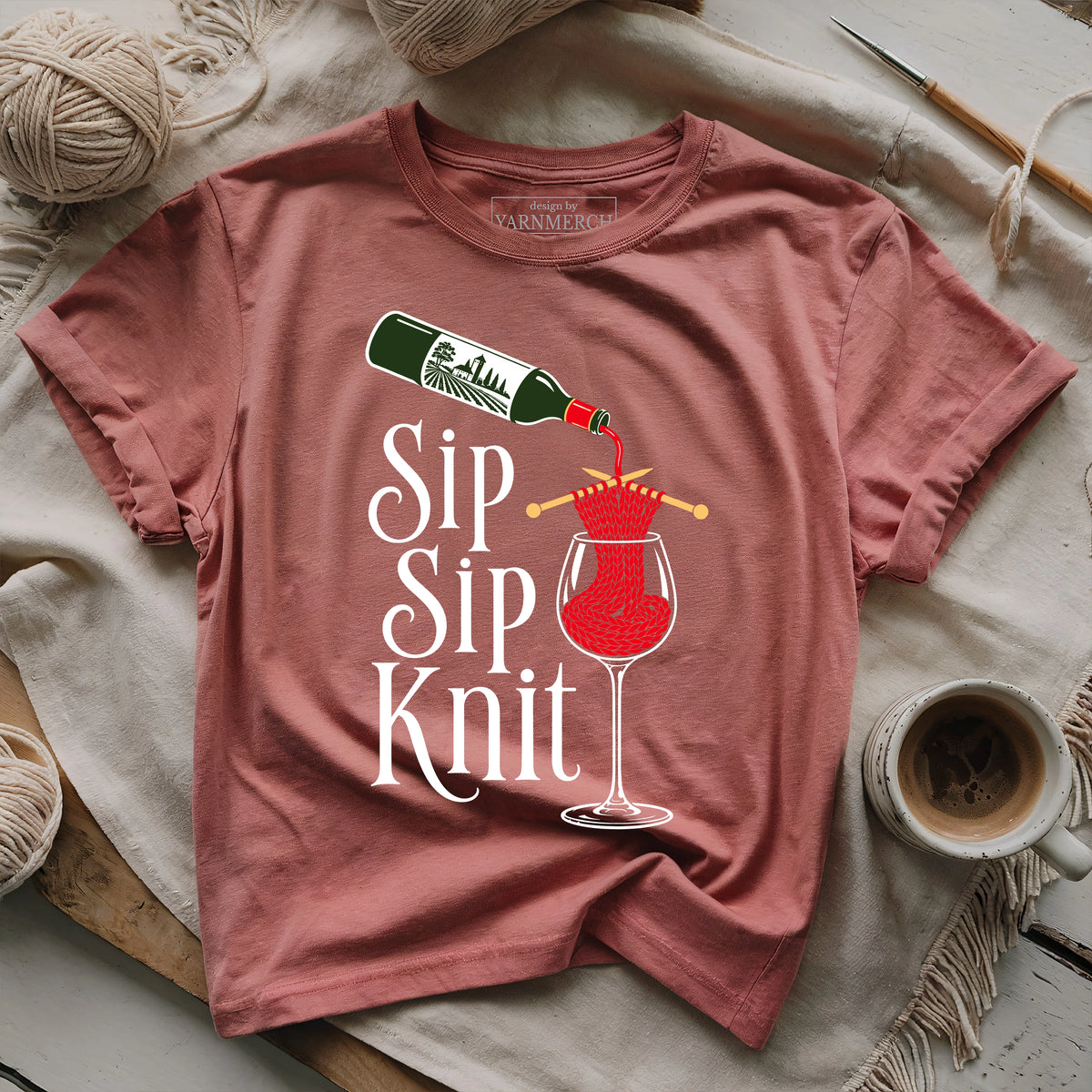 Sip Sip Knit T-shirt