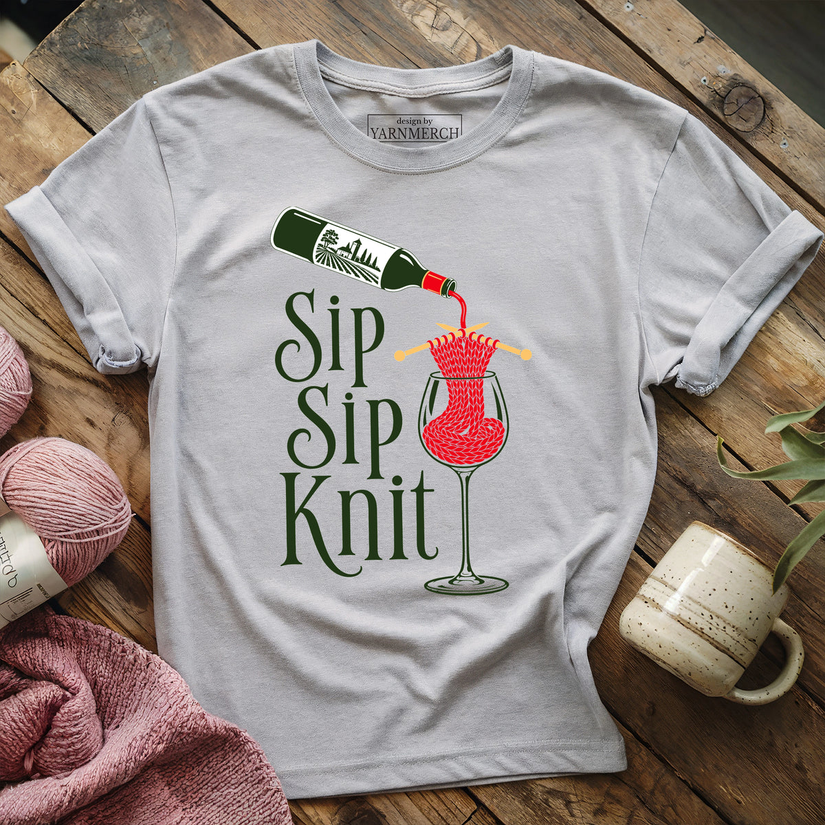 Sip Sip Knit T-shirt