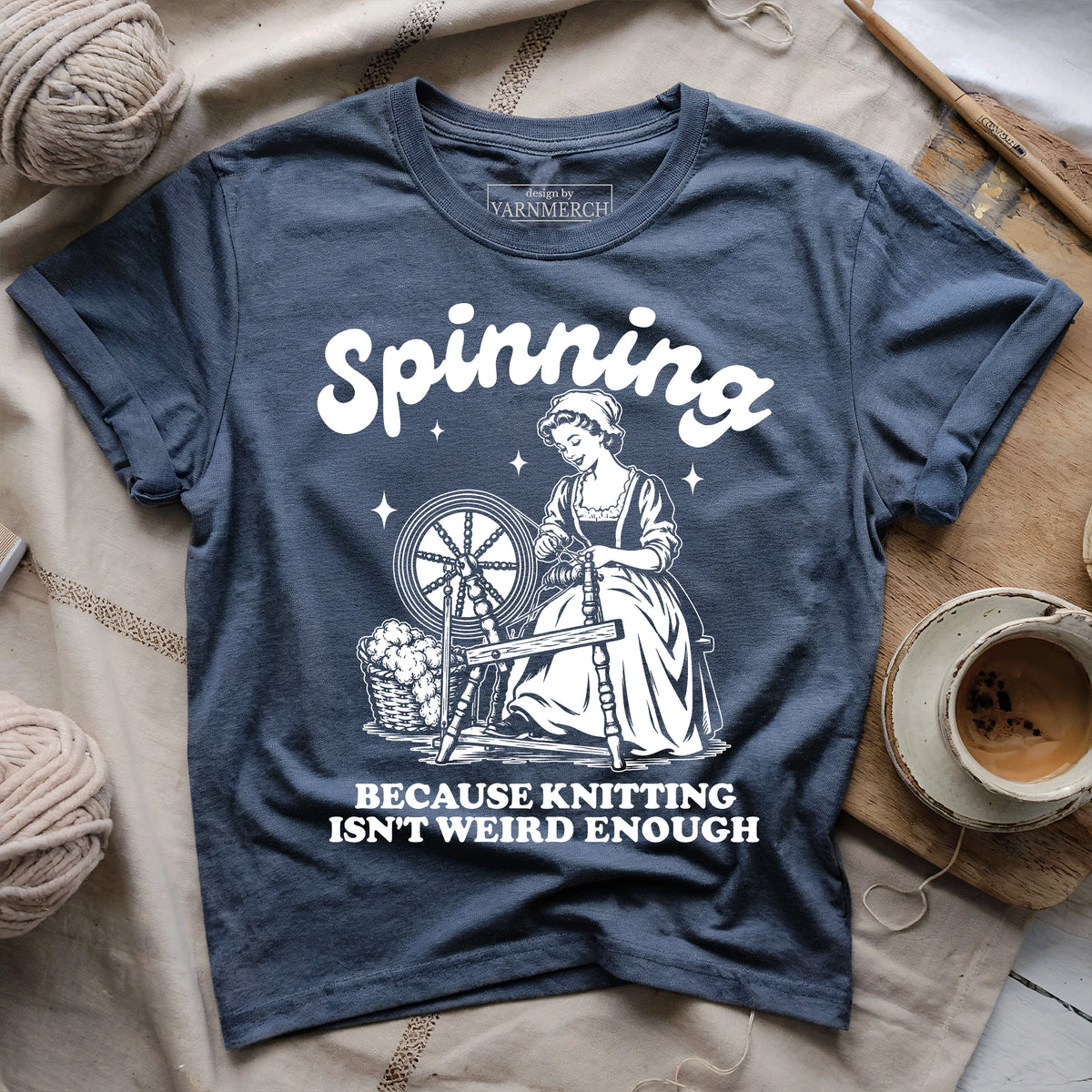 Spinning Isn't Weird Enough T-shirt
