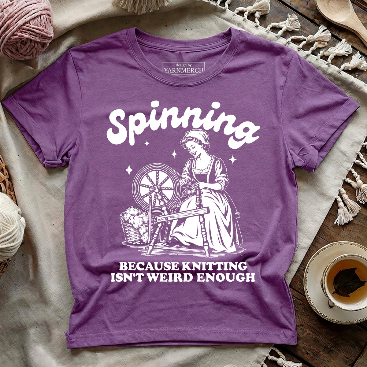 Spinning Isn't Weird Enough T-shirt